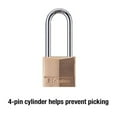 thumbnail image 2 of Master Lock 1-9/16” Solid Brass Body Padlock with 2” Shackle, 2 of 6