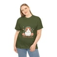 thumbnail image 4 of Guinea Grooves Unisex Heavy Cotton Tee Cute Pig Wearing Headphones Tshirt, 4 of 12