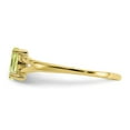 thumbnail image 3 of 10k Polished Geniune Peridot Birthstone Ring in 10k Yellow Gold - Size 7, 3 of 3