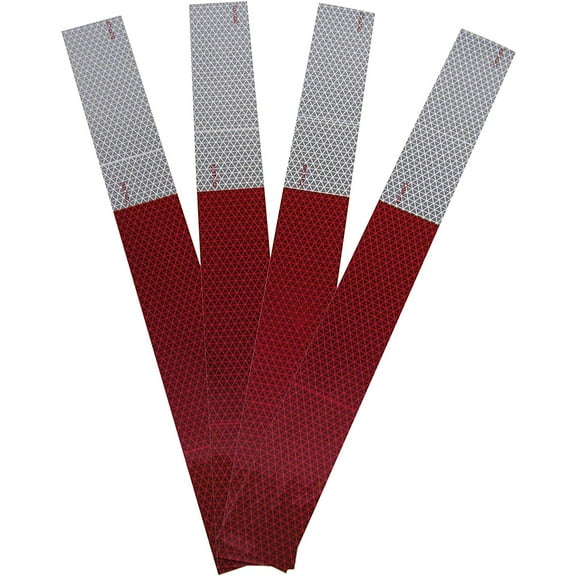 Peterson Manufacturing 465-4K Red/White Reflective Marking Tape
