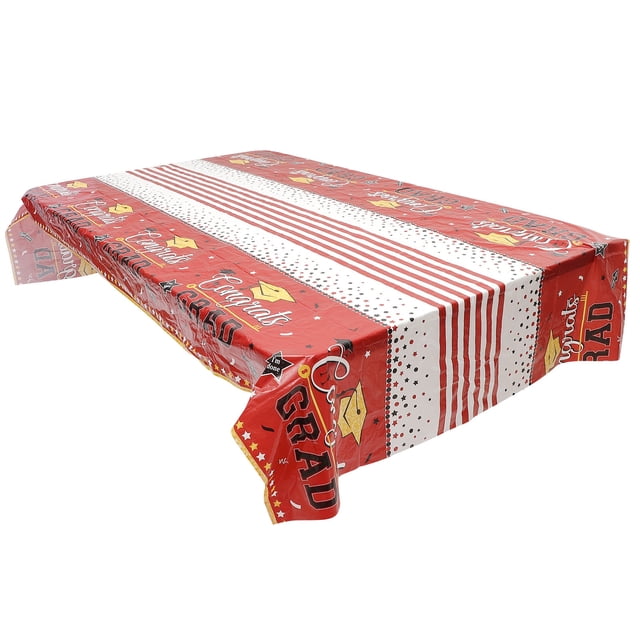 OUNONA Nappe de Collation des Grades Décorations de Table pour Exposition Rouge 1Ensemble