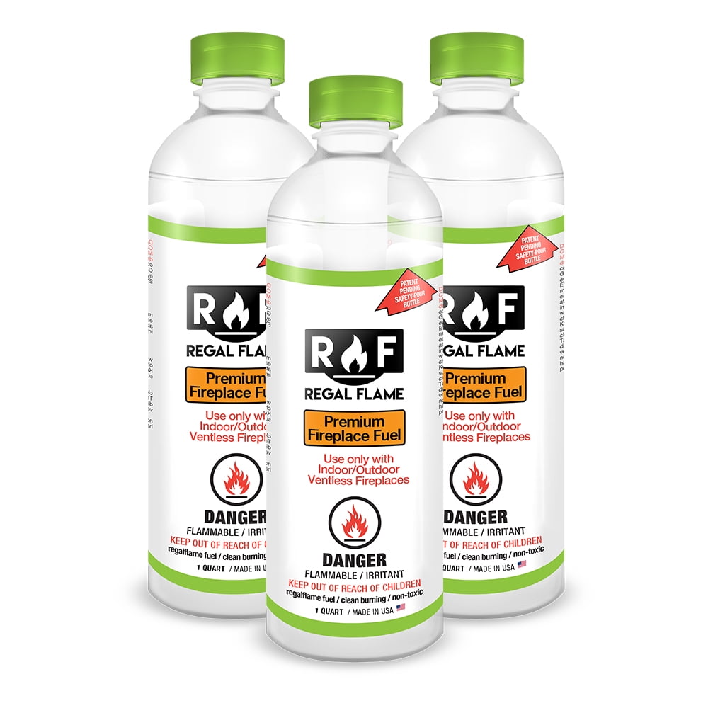 Regal Flame Ultra Pure Ventless Bio Ethanol Fireplace Fuel 3 Quarts