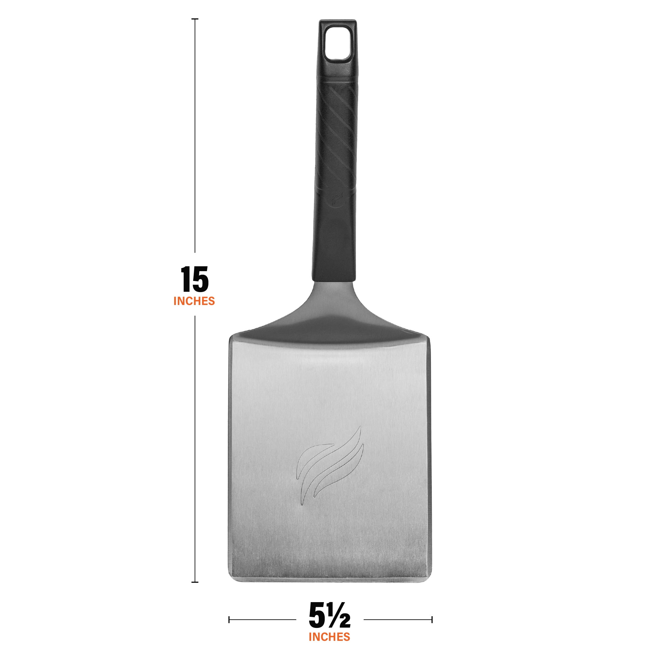 Blackstone Hamburger Spatula Extra Wide 15 in Stainless Steel Kitchen Spatula