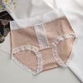 thumbnail image 4 of Zorckvet Silky Underwear for Women Briefs Lace Cheeky Hipster Womens Panties Comfortable, 4 of 5