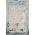thumbnail image 3 of SAFAVIEH Classic Vintage Peter Overdyed Border Cotton Area Rug, Blue, 2'4" x 4'8", 3 of 5