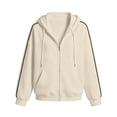 thumbnail image 5 of Zipper Hooded Sweatshirt Loose And Casual Long Sleeved Pullover Jacket, 5 of 5