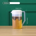 thumbnail image 5 of Storage Containers,Plastic Pitcher With Lid Large Capacity Cold Water Kettle For Juice Milk Tea Iced Coffee And Homemade Beverage, 5 of 9