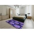 thumbnail image 4 of Ahgly Company Indoor Rectangle Patterned Crocus Purple Area Rugs, 6' x 9', 4 of 6