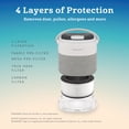thumbnail image 6 of Bionaire True HEPA Sense Air Purifier for Rooms Up to 413 sq. ft with 4-in-1 Filtration & Aromatherapy, Sunrise Wake-Up Light and Red Light Sleep Support - White, 6 of 9