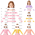 thumbnail image 4 of AUDeals Girls Ribbed Tie Front Cardigan - Long Sleeve Cropped Lightweight Knit Sweater Cover Up for Girls Fall Winter Layering Wear, 4 of 6