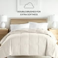 Noble Linens Ivory All Season Alternative Down Solid Comforter, King