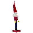 thumbnail image 2 of Northlight 16.75" Red and Blue Dots Christmas Nutcracker Figurine, 2 of 5
