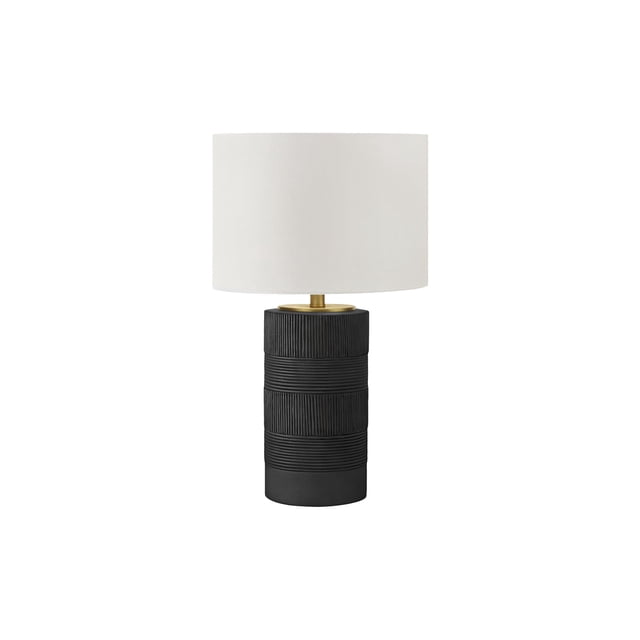 Lámpara de Mesa Monarch Specialties 9619 Resina Negra 60 cm Altura