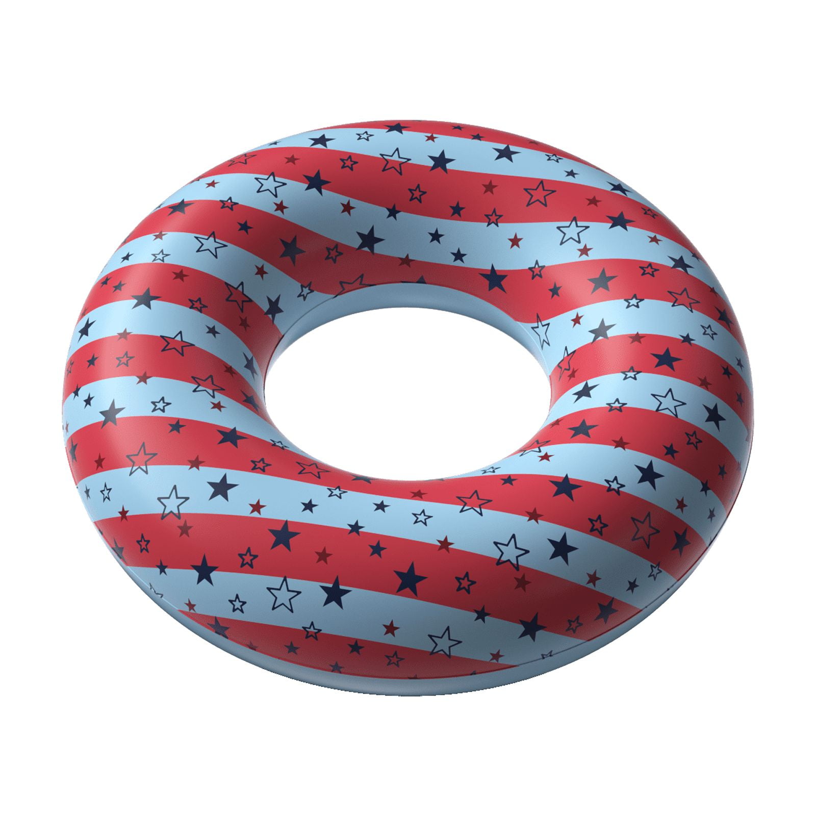 Koolwaves Patriotic American Flag Ring Float, Ages 8 & up, Unisex