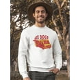 thumbnail image 2 of Delivery Hot Dogs Sweatshirt Men -Image by Shutterstock, Male x-Large, 2 of 4