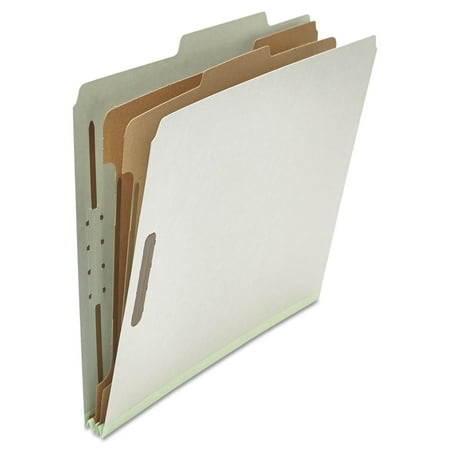 Color Pressguard Classification Folder Universal Pressboard Classification Folder, Letter, Six-Section, Gray, 10/Box -UNV10272 ()