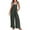 #01Gray, variant on Wide Leg Overalls for Women Loose Fit Casual Sleeveless Linen Jumpsuit Tie Straps Bib Summer Rompers with Pockets Gray S