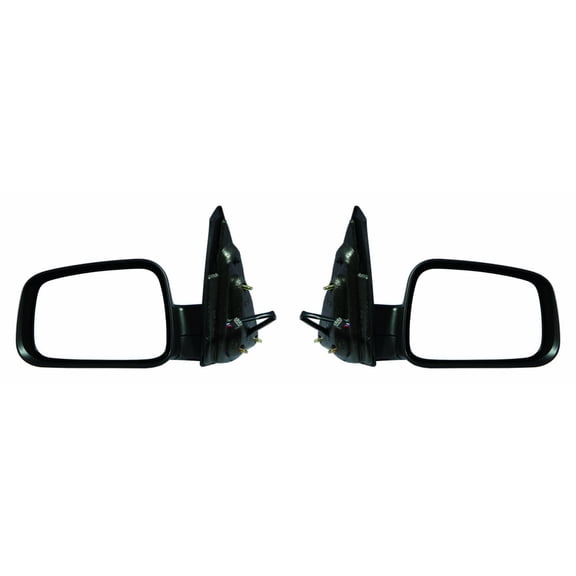 For Chevy HHR Door Mirror 2006 07 08 09 10 2011 Pair Driver and Passenger Side Chrome Power Non-Heated GM1320368