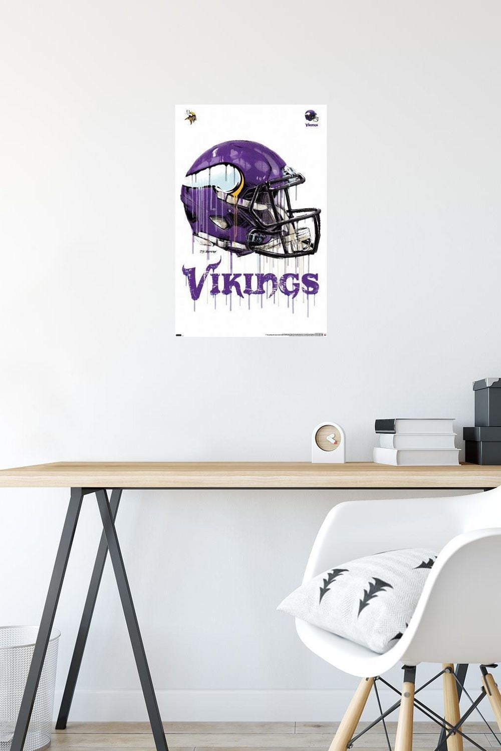 NFL Minnesota Vikings - Drip Helmet 20 Wall Poster