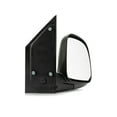 thumbnail image 4 of For Chevy Express 1500/Express 2500/Express 3500 1996-2002 Door Mirror Passenger Side | Manual Glass | Non-Heated | Manual Folding | Textured Black | Non-Towing | Replacement For GM1321245 | 15768765, 4 of 9