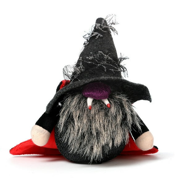 Muñeco de gnomo, tela colgante de Navidad, juguete para chico, adorno de Navidad, decoración de fiesta multiusos, adorno artesanal, suministros Kits de decoración para fiestas Sombrero puntiagudo Yuarrent HA070508-01