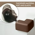 thumbnail image 4 of Prince Lionheart Cushiony 2" x 2" Foam Corner Guards, 4pcs, Grey, Include 3M Double-Sided Tape, Easy to Install, 4 of 10