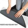 thumbnail image 3 of Bat Silhouette Halloween Pattern Hot Yoga Mat Towel Non Slip for Hot Yoga - Quick-Drying Yoga Mat Cover with 4 Corner Pockets with Travel Bag - Hot Yoga Towel Non Slip 74"x26", 3 of 6
