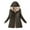 Army Green, variant on RYRJJ Womens Long Puffer Jacket Plus Size Down Coat Sherpa Fleece Lined Lightweight Puffer Coat with Hood Slim Winter Warm Jacket(Black,M)