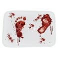 thumbnail image 1 of veasfak Halloween Footprint Door Mat Blanket Rug Floor Mat Home Decorative 60x90cm, 1 of 6