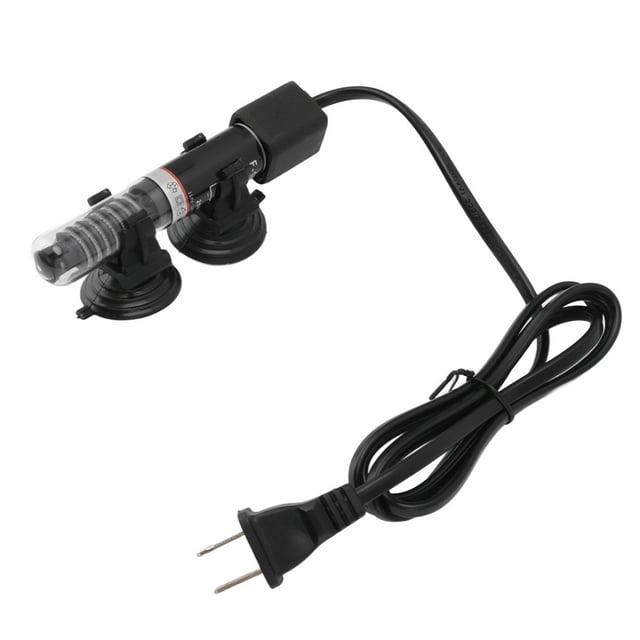 Aquarium Heater Constant Temperature Submersible Small Fish Tank Heating Rod 25W US Plug 110‑120V
