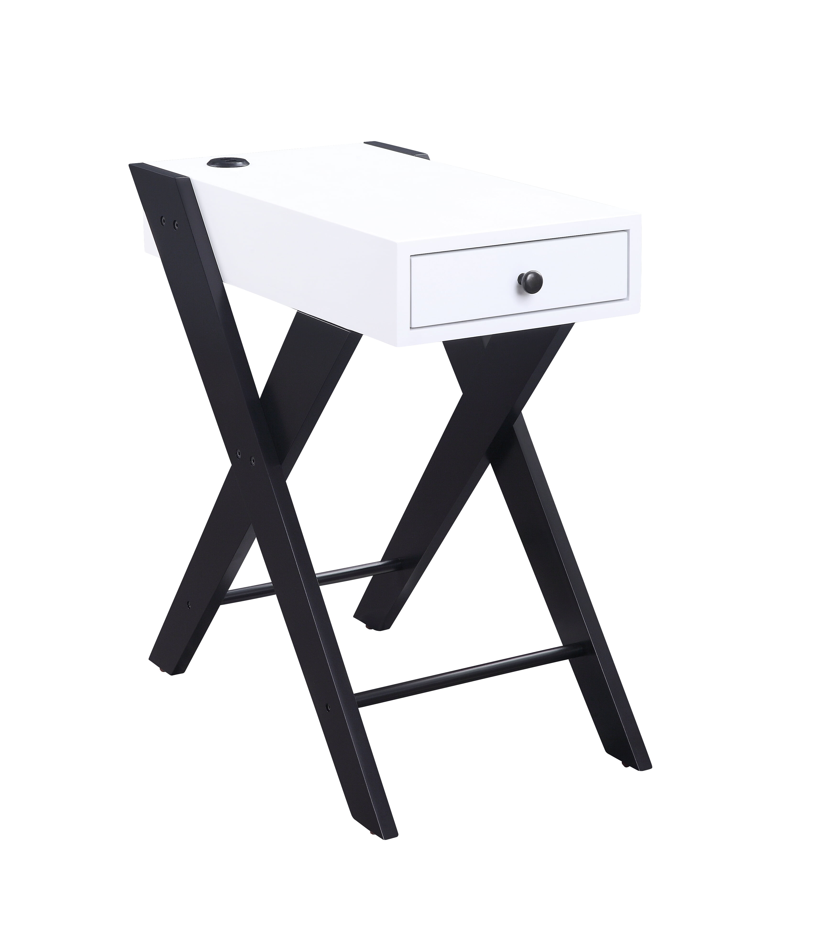 Accent Table with Built-in USB Port