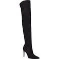 thumbnail image 1 of Guess Womens Bonis2 Faux-Suede Stiletto Over-The-Knee Boots, 1 of 1