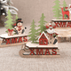 thumbnail image 5 of 3 uds adorno de madera ensamblado de Navidad-modelo de hombre viejo + modelo de muñeco de nieve + modelo de ciervo Adepaton CPB-CJZ160, 5 of 5