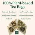 thumbnail image 5 of VAHDAM Organic Turmeric Ginger Herbal Tea Bags (100 Pyramid Tea Bags) Caffeine Free, Non GMO | 100% Pure Herbal Blend - Savory & Spicy, Plant-Based Teabags | Resealable Ziplock Pouch, 5 of 9
