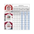thumbnail image 2 of DYMADE Women Merry Christmas Baseball T Shirts Long Sleeve Raglan Plaid Truck Tree Graphic Splicing Top, 2 of 2