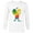 White, variant on The Simpsons Bart Simpsons Present Time Holiday - Long Sleeve T-Shirt for Men – Customized-White
