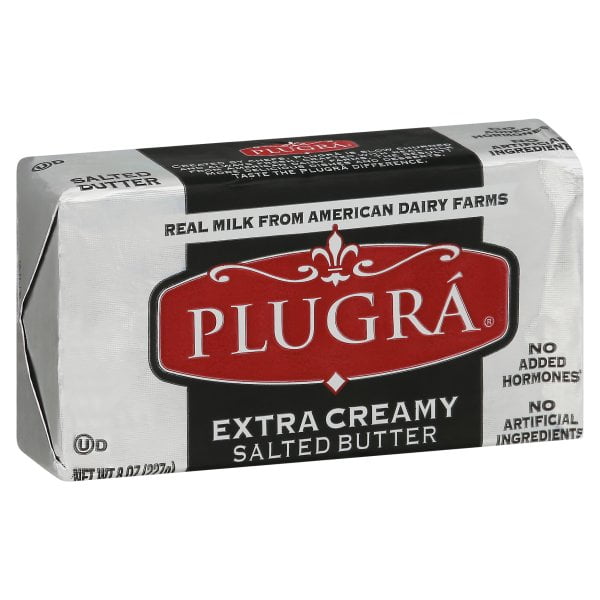 Plugra® Extra Creamy Salted Butter 8 oz. Brick