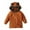Brown, variant on Hvyesh Toddler Girls Boys Fleece Hoodie Jacket Bear Ears Shape Fleece Long Sleeve Cardigan Warm Cotton Baby Winter Coat Hooded Outwear Clothes