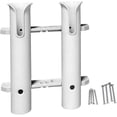 thumbnail image 1 of Plastic Dual 2-ROD Rack Vertical Holder Organiser - Boat Kayak Fishing Rod Storage Lure, 1 of 4