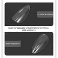 thumbnail image 3 of KALLORY Almond False Nails 500Pcs Clear for Masquerade, 3 of 6