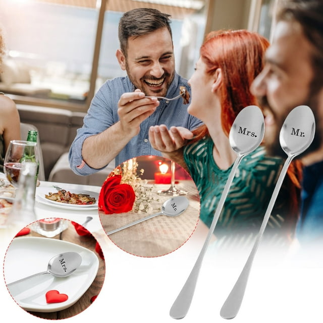 Cuchara de Acero Inoxidable, Cuchara de Postre Premium para Café con Leche, Diseño Ligero y Antioxidante, Vajilla Versátil para El Hogar y La Oficina, Regalo Perfecto para Amantes de La Coci