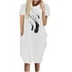 thumbnail image 1 of WILLBEST Vestido Largo Casual Para Mujer, Vestido Casual Con Estampado Floral, Cómodo Y Elegante Para Uso Diario., 1 of 3