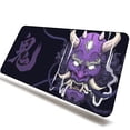 thumbnail image 3 of Alfombrilla de ratón de Anime Oni para Gamer, alfombrilla de escritorio japonesa, alfombrilla grande para ratón Xxl, accesorios para PC y videojuegos, alfombrilla para ratón negra 400X900, portátil, 3 of 5