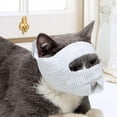 thumbnail image 1 of Bozal de aseo para gatos Fernando transpirable previene mordeduras protector facial para mascotas, 1 of 8