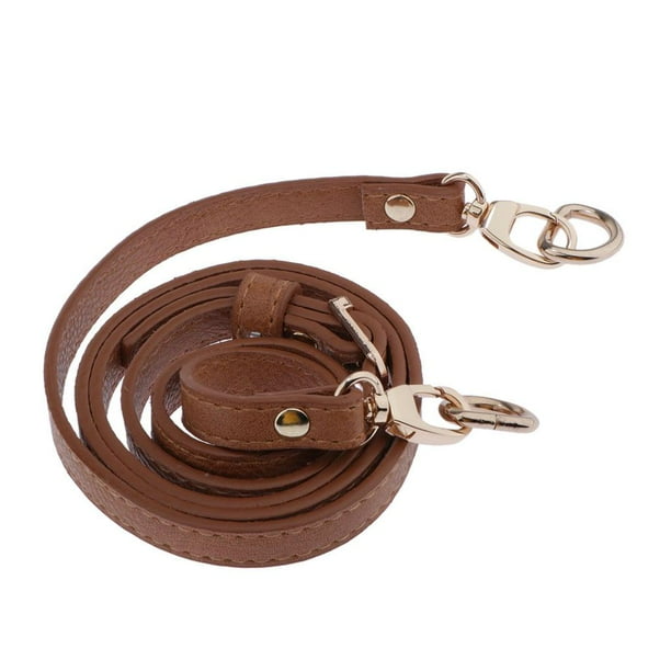 Correa de bolso Hugo Cuero PU Ajustable Marrón-Dorado