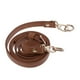 thumbnail image 1 of Correa de bolso Hugo Cuero PU Ajustable Marrón-Dorado, 1 of 7