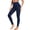 #43: 1 Pack, Navy Blue, variant on Cadmus Butt Lifting No Front Seam Workout Leggings for Women Tummy Control High Waist Seamless Pilates, Casual, Gym, Running