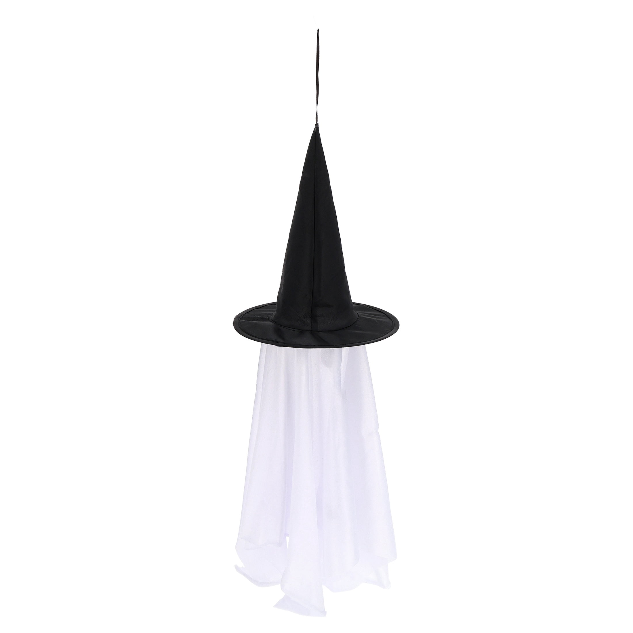 Hanging Ghost Decoration, White and Black, 31.5", Halloween by Way To Celebrate