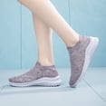 thumbnail image 6 of Sopiago Women's Slip on Sneakers Womens Sneaker Fashion Spring And Summer Women Sports Shoes Flat Bottom Lightweight Slip on Pink,42, 6 of 6