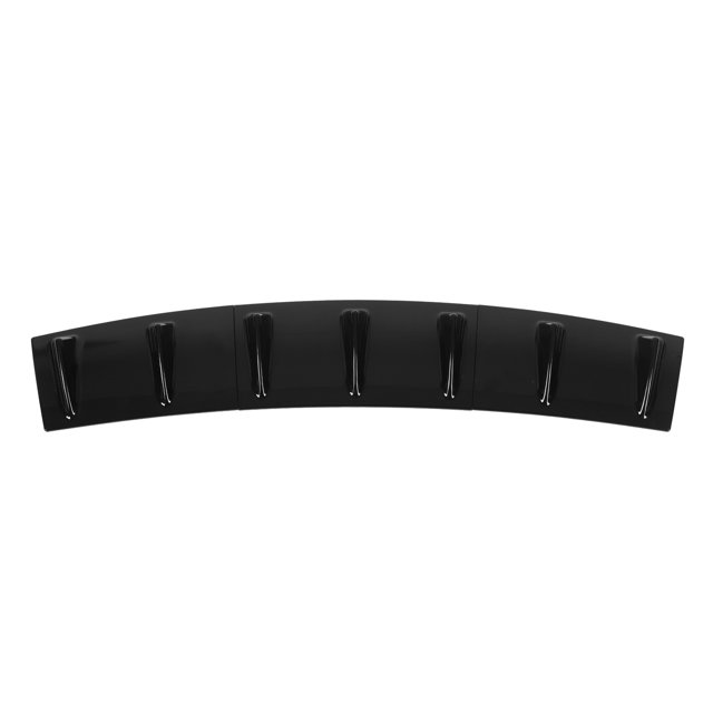 Fin Spoiler Wing Splitter, 3 Pcs Chassis Deflector Universal Black Rear Lip Black Air Deflector Lip Diffuser Replacement For 31.50 X 5.91 In